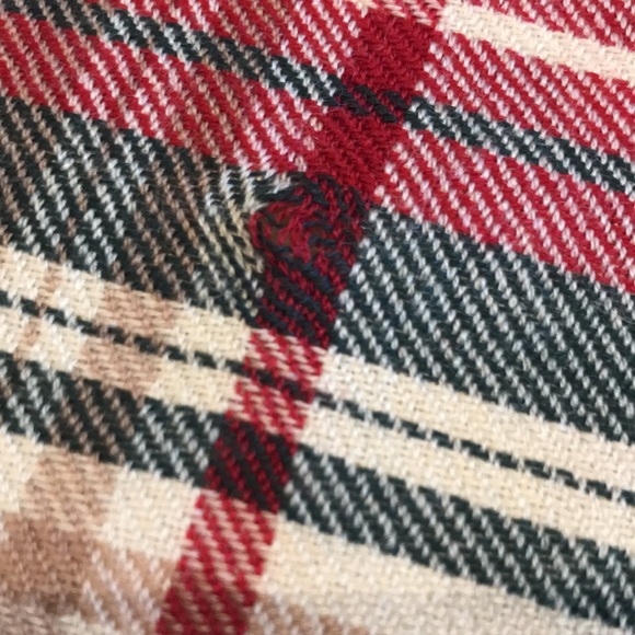 NWT Roots Wool Country Plaid Scarf - Picture 9 of 9